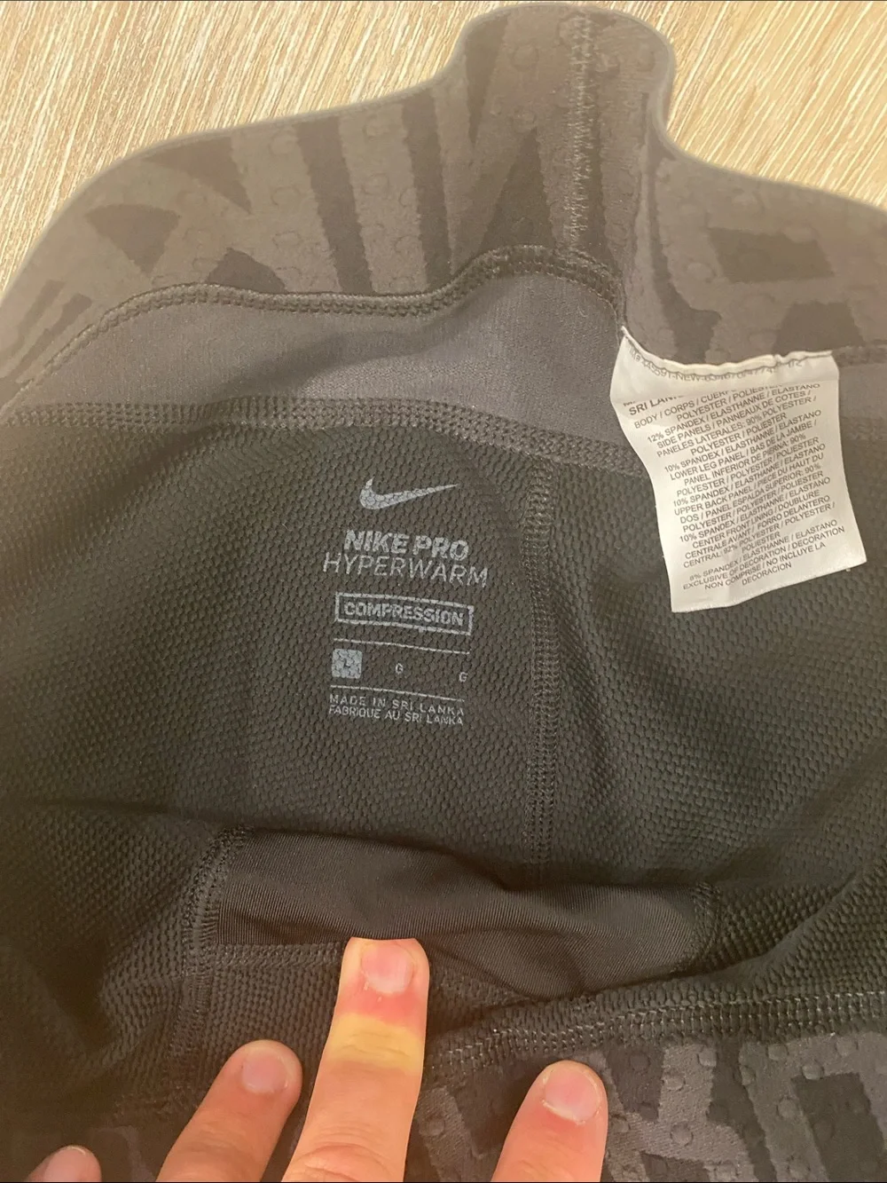 Nike Pro Hyperwarm Dri-Fit Performance Compression Pants Leggings Athletic NWOT